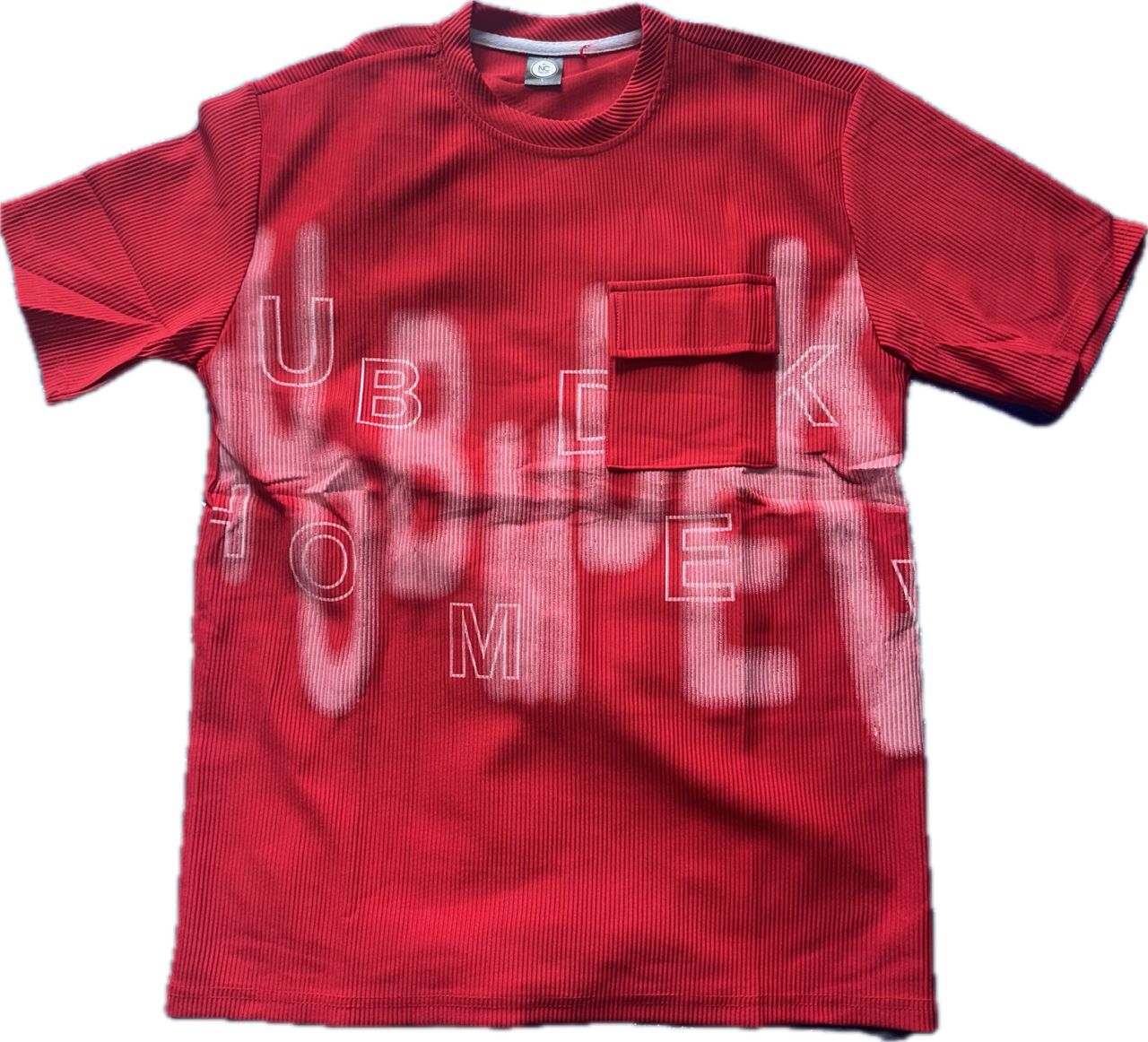 ✨ Men’s Red Short Sleeve Top | Casual Designer Style