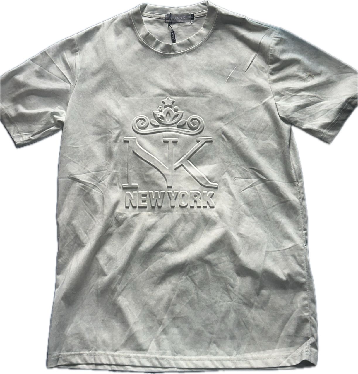 🤍✨ Men’s White Short Sleeve Top | Size XL | Casual Designer Style