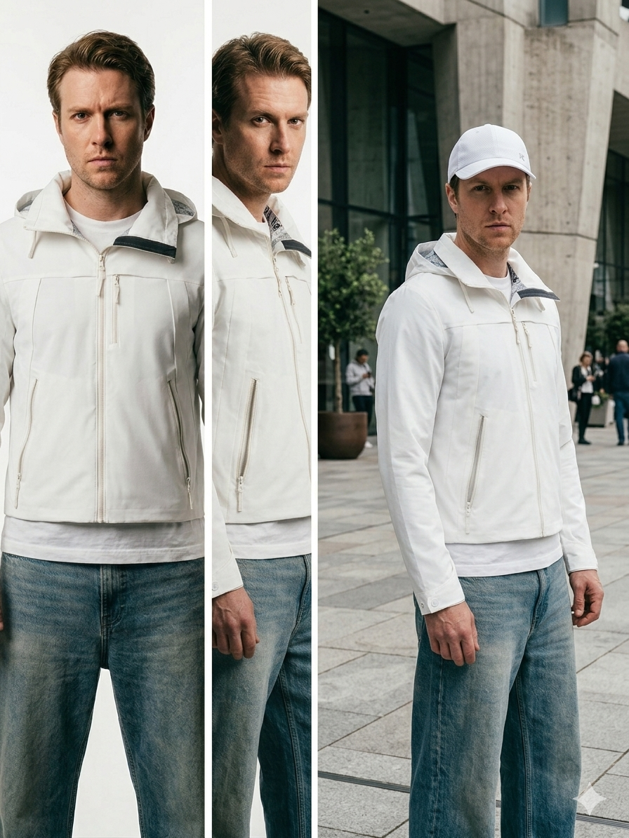 Arctic Edge Utility Jacket – White (Small)