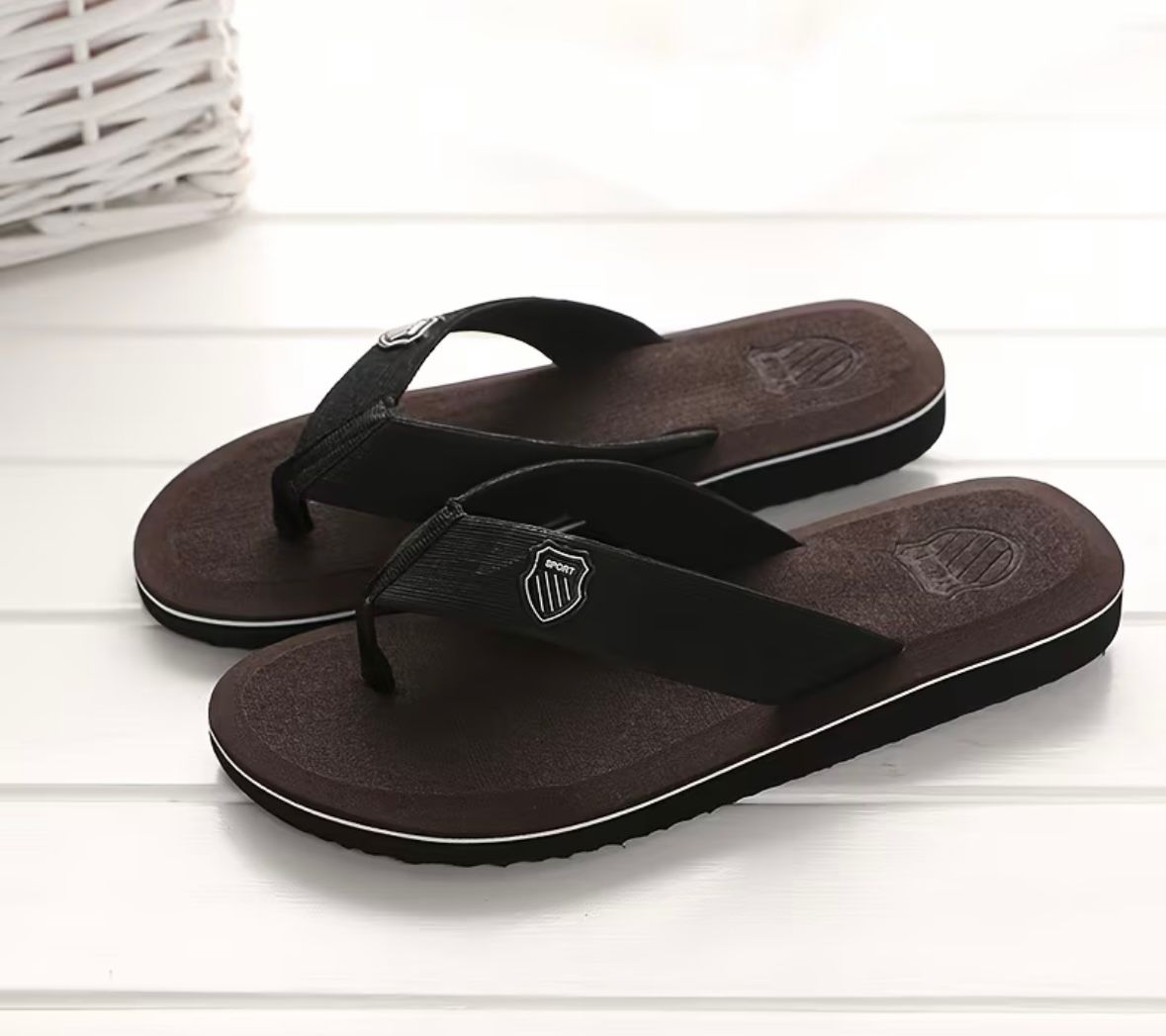 Ultra-Comfort Sport Ergonomic Flip-Flops – Cocoa Brown