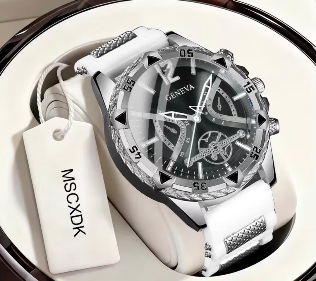 Geneva Ice-Armor Avant-Garde Sports Chrono Watch