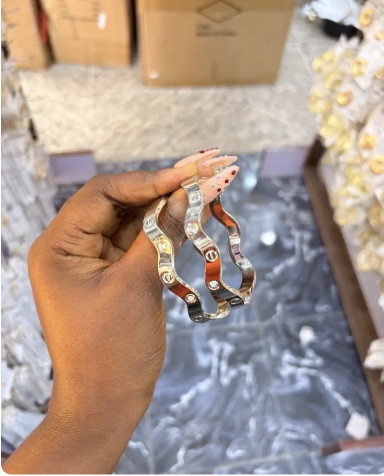 Buy Silver Spiral Cartier Bracelet in Bonny Island