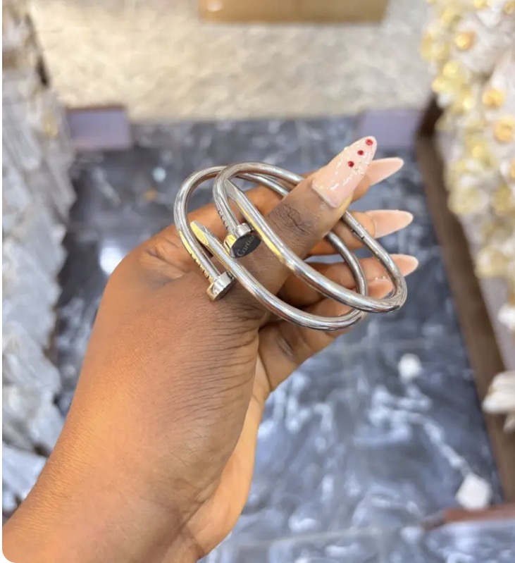 Buy Silver Nail bracelet in Bonny Island
