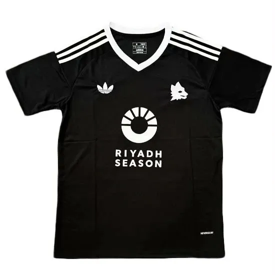 Buy  AS Roma 2024/25 Pre-Match Kit – Black Adidas (Size 2XL) in Bonny Island