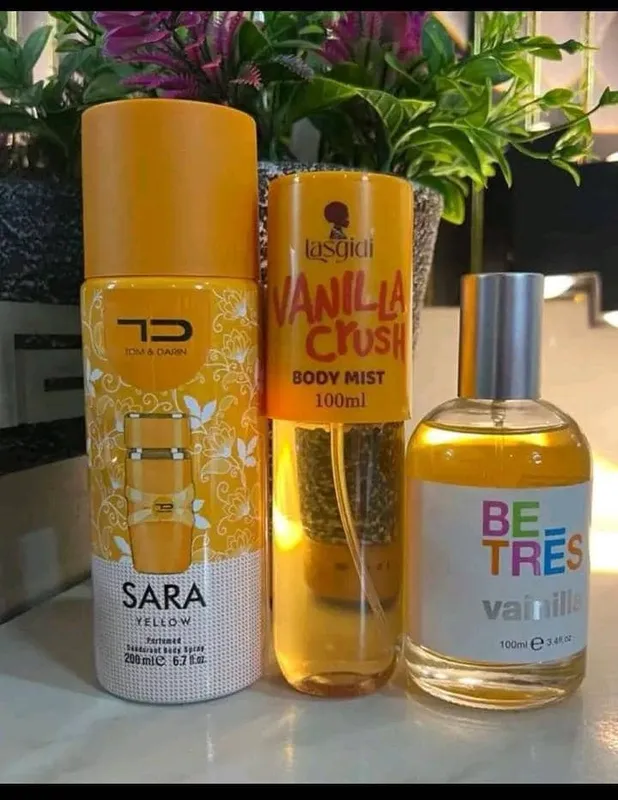 Buy Yellow Perfume & Body Mist Combo Set in Bonny Island